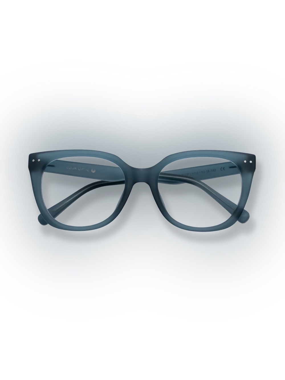 Look Optics x Eva Mendes Progressive Evita Glasses in Lake Blue, +1.50 - Picture 3 of 13